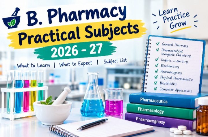 B Pharmacy First Semester Practicals